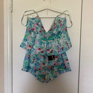 Dance & Marvel 2-piece Shorts and Peplum Top S/M
